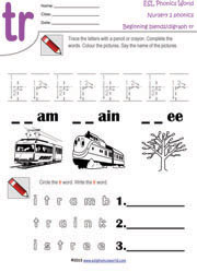 tr-beginning-consonant-blend-worksheet